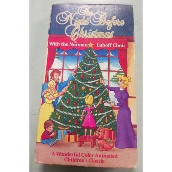 The Night Before Christmas With The Norman Luboff Choir VHS ©1991